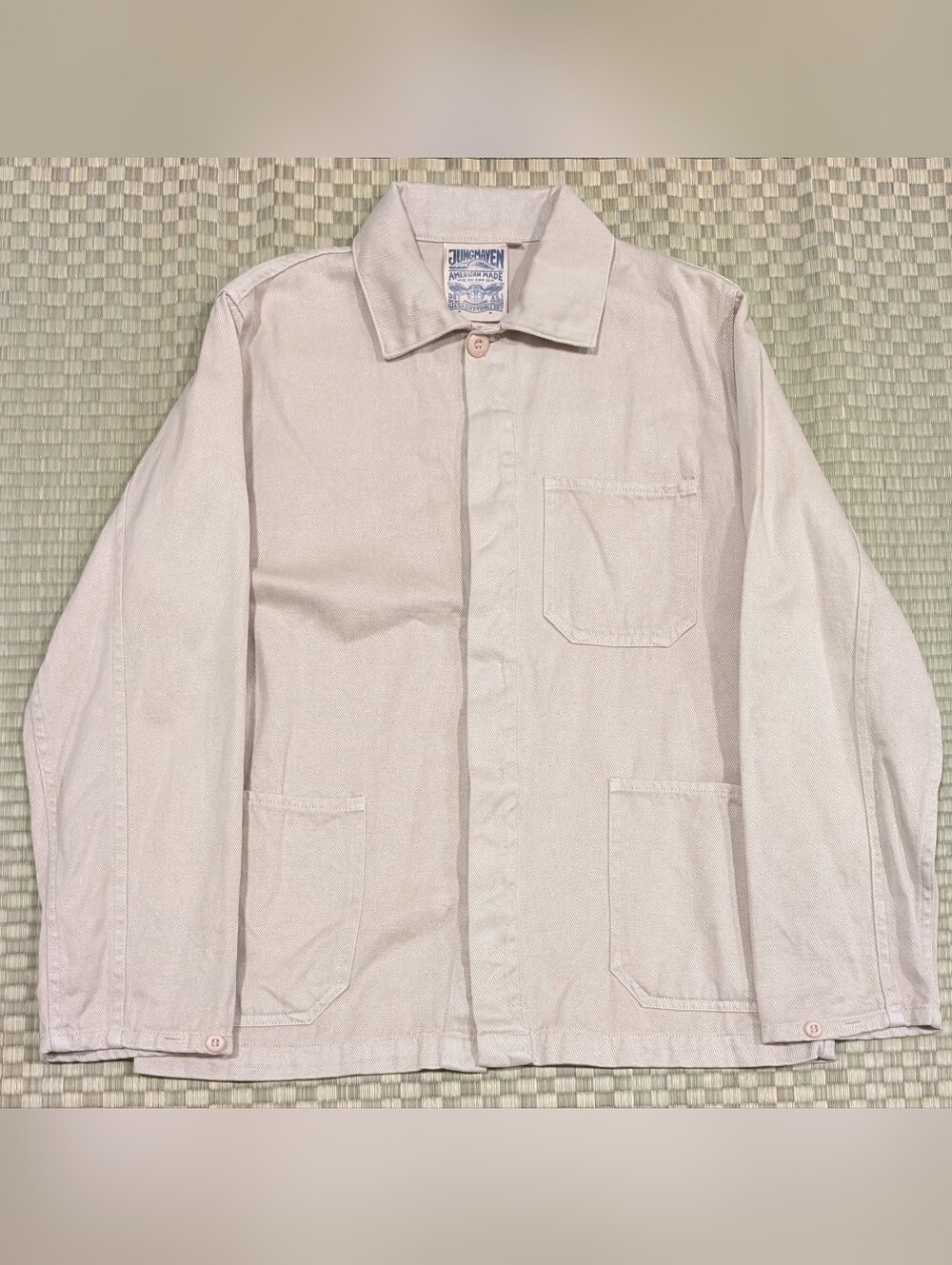Jungmaven Olympic Work Jacket Hemp Cotton Canvas Men's Size XS Made in USA